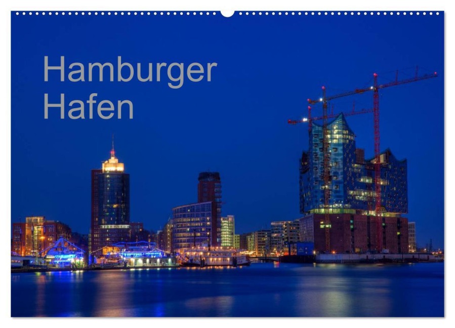 Hafen Hamburg (Wandkalender 2026 DIN A2 quer), CALVENDO Monatskalender - Helmut Gulbins