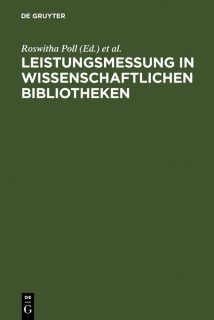 Leistungsmessung in wissenschaftlichen Bibliotheken - 