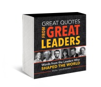 Cover-Bild zum Titel '2026 Great Quotes from Great Leaders Boxed Calendar' von 'Sourcebooks'
