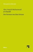 Cover-Bild zum Titel 'Der Erretter aus dem Irrtum' von 'Abu Hamid Al-Ghazali'