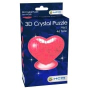 Cover-Bild zum Titel 'Crystal Puzzle - Herz Rot - 46 Teile' von ''