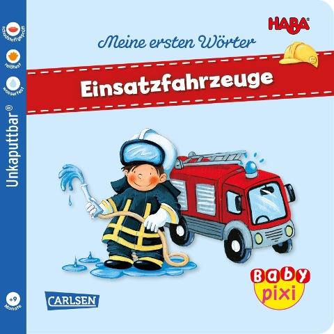 Baby Pixi (unkaputtbar) 95: VE 5 HABA Erste Wörter: Einsatzfahrzeuge (5 Exemplare) - 