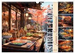Cover-Bild zum Titel 'STREET FOOD Genuss International (Wandkalender 2026 DIN A3 quer), CALVENDO Monatskalender' von 'Melanie Viola'
