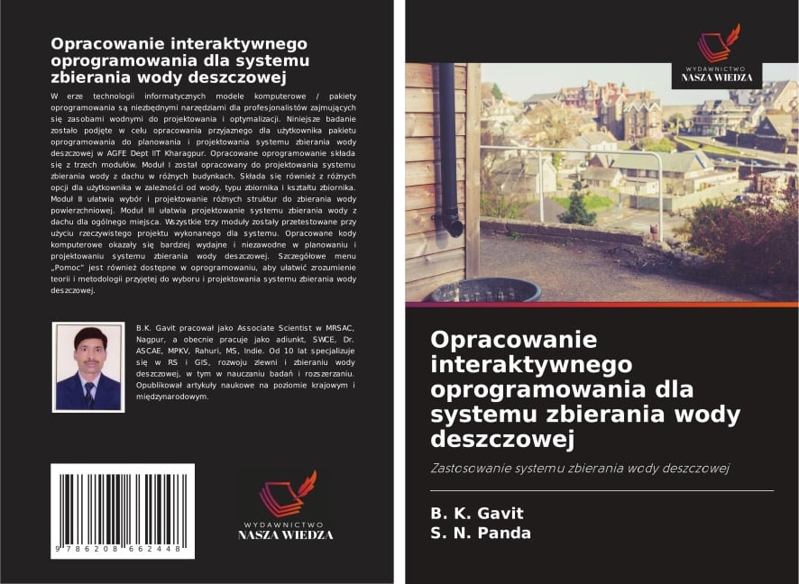 Opracowanie interaktywnego oprogramowania dla systemu zbierania wody deszczowej - B. K. Gavit, S. N. Panda