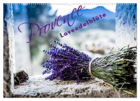 Provence - Lavendelblüte (Wandkalender 2024 DIN A2 quer), CALVENDO Monatskalender - Monika Schöb