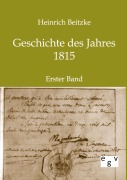 Cover-Bild zum Titel 'Geschichte des Jahres 1815' von 'Heinrich Beitzke'