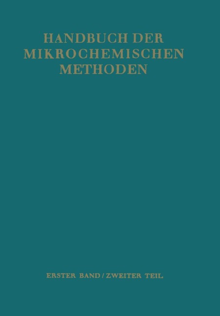 Waagen und Geräte zur Anorganischen Mikro-Gewichtsanalyse - 