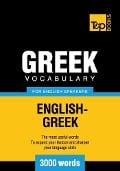 Cover-Bild zum Titel 'Greek vocabulary for English speakers - 3000 words' von 'Andrey Taranov'