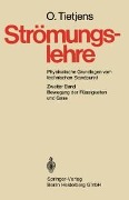 Cover-Bild zum Titel 'Bewegung der Flüssigkeiten und Gase' von 'O. Tietjens'