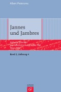 Cover-Bild zum Titel 'Jannes und Jambres' von 'Albert Pietersma'