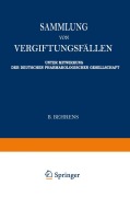 Cover-Bild zum Titel 'Sammlung von vergiftungsfällen' von 'Wieland Fühner'