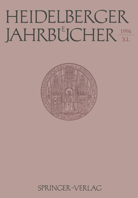 Heidelberger Jahrbücher - 