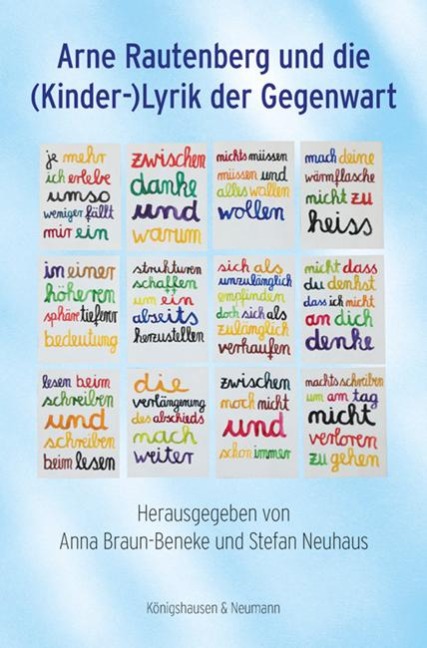 Arne Rautenberg und die (Kinder-)Lyrik der Gegenwart - 