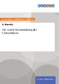 Cover-Bild zum Titel 'Die soziale Verantwortung der Unternehmen' von 'F. Muretta'