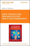 Cover-Bild zum Titel 'Statistics & Data Analytics for Health Data Management' von 'Rhia Davis MBA, Rhia Shiland'