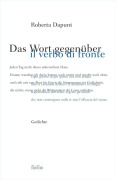 Cover-Bild zum Titel 'Das Wort gegenüber' von 'Roberta Dapunt'