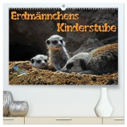 Cover-Bild zum Titel 'Erdmännchens Kinderstube (hochwertiger Premium Wandkalender 2026 DIN A2 quer), Kunstdruck in Hochglanz' von 'Ingo Laue'