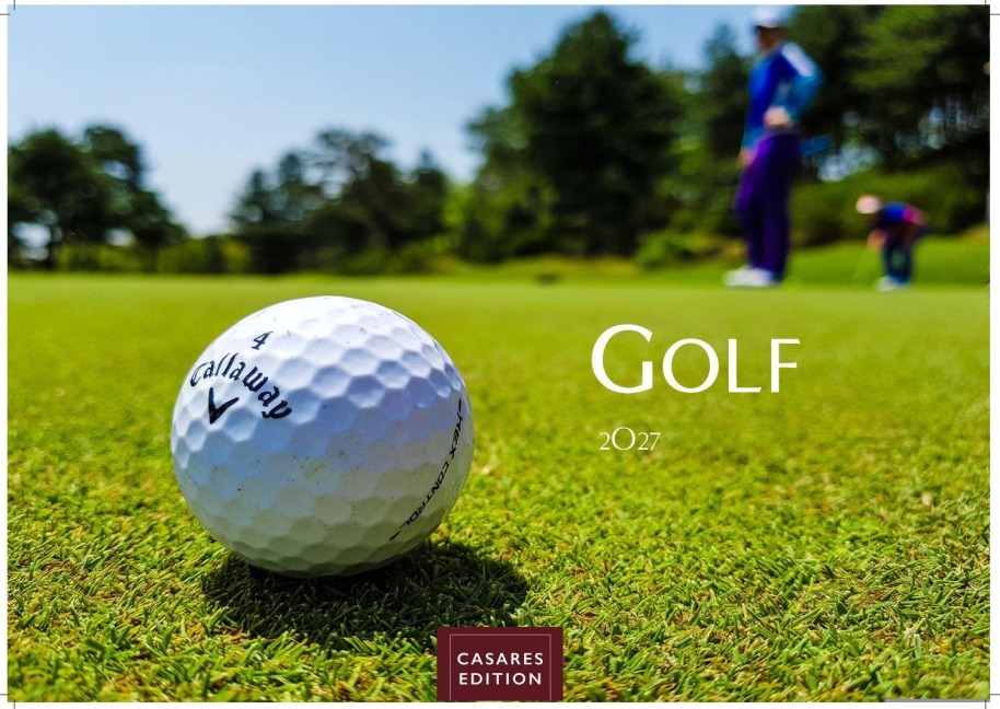 Golf Kalender 2027 - Wandkalender | Fotokalender |Golfkalender Kalender für Golfliebhaber, Sportkalender 24x35cm - 
