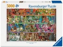 Cover-Bild zum Titel 'Erwachsenenpuzzle 5000 Teile - Aimee Stewart: Bibliothek der Katzen' von ''