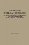 Cover-Bild zum Titel 'Die Wohlfahrtspflege auf Grund der Fürsorgepflichtverordnung und der Reichsgrundsätze' von 'Hans Muthesius'