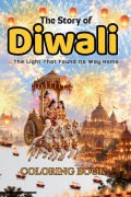 Cover-Bild zum Titel 'The Story of Diwali Coloring Book Pocket Sized Edition' von 'Bb Sage'
