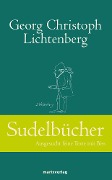 Cover-Bild zum Titel 'Sudelbücher' von 'Georg Christoph Lichtenberg'