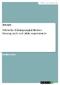 Cover-Bild zum Titel 'Ethnische Bildungsungleichheiten. Hintergründe und Erklärungsversuche' von ''