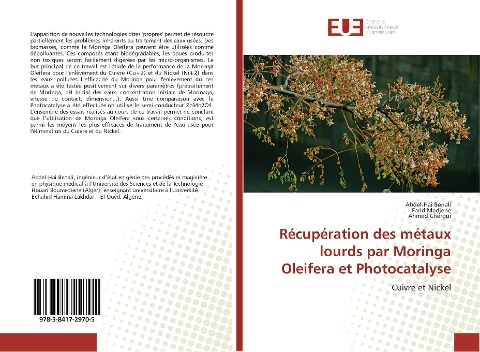 Récupération des métaux lourds par Moringa Oleifera et Photocatalyse - Abdel-Hai Benali, Farid Madjene, Ahmed Chergui