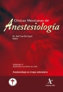 Cover-Bild zum Titel 'Anestesiología en cirugía ambulatoria' von 'Raúl Carrillo Esper, Arturo Silva Jiménez'