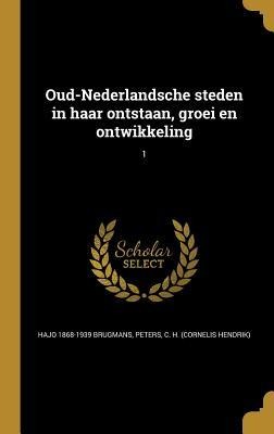 Oud-Nederlandsche steden in haar ontstaan, groei en ontwikkeling; 1 - Hajo Brugmans