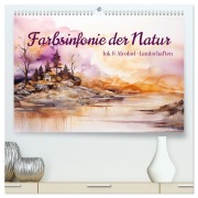 Cover-Bild zum Titel 'Farbsinfonie der Natur (hochwertiger Premium Wandkalender 2026 DIN A2 quer), Kunstdruck in Hochglanz' von 'Ally Bee'