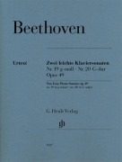 Cover-Bild zum Titel 'Two Easy Piano Sonatas no. 19 and no. 20 g minor and G major op. 49 no. 1 and no. 2' von 'Ludwig van Beethoven'