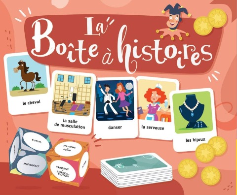 La boîte à histoires. Gamebox mit 132 Karten + Download - 