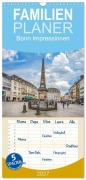 Cover-Bild zum Titel 'Familienplaner 2027 - Bonn Impressionen mit 5 Spalten (Wandkalender, 21 x 45 cm) CALVENDO' von 'Dirk Meutzner'