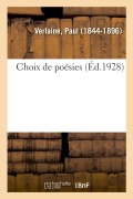 Cover-Bild zum Titel 'Choix de Poésies' von 'Paul Verlaine'