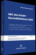 Cover-Bild zum Titel 'ABC des GmbH-Geschäftsführers 2026' von 'Andreas Masuch, Jan Voßmerbäumer'
