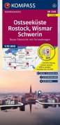 Cover-Bild zum Titel 'KOMPASS Fahrradkarte 3318 Ostseeküste, Rostock, Wismar, Schwerin 1:70.000' von ''