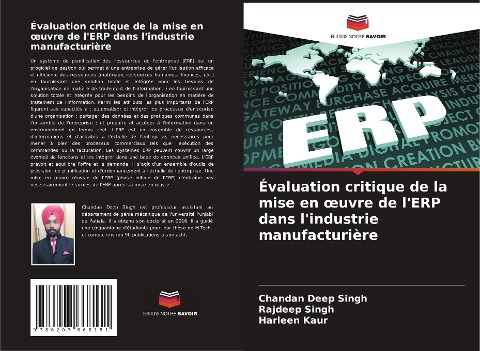 Évaluation critique de la mise en ¿uvre de l'ERP dans l'industrie manufacturière - Chandan Deep Singh, Rajdeep Singh, Harleen Kaur
