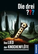 Cover-Bild zum Titel 'Die drei ??? Das Lied der Knochenflöte (drei Fragezeichen)' von 'Kari Erlhoff'