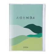 Cover-Bild zum Titel 'MARK'S 2025/26 Taschenkalender, A5 Mountain // Green' von ''