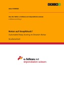 Cover-Bild zum Titel 'Noten auf Knopfdruck?' von 'Jens Fröhlich'