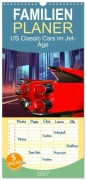 Cover-Bild zum Titel 'Familienplaner 2027 - US Classic Cars im Jet-Age mit 5 Spalten (Wandkalender, 21 x 45 cm) CALVENDO' von 'Peter Kraaibeek'