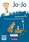 Cover-Bild zum Titel 'Jo-Jo Mathematik 4. Schuljahr - Allgemeine Ausgabe - Arbeitsheft' von 'Joachim Becherer, Lorenz Huck, Jana Köppen, Andrea Schulz, Martin Gmeiner'