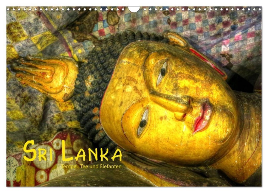 Sri Lanka - Tempel, Tee und Elefanten (Wandkalender 2027 DIN A3 quer), CALVENDO Monatskalender - Dirk Stamm