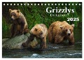 Grizzlys - Der Kalender (Tischkalender 2025 DIN A5 quer), CALVENDO Monatskalender - Max Steinwald