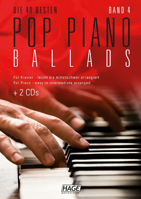 Pop Piano Ballads 4 (mit 2 CDs) - 