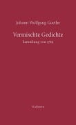 Cover-Bild zum Titel 'Vermischte Gedichte' von 'Johann Wolfgang Goethe'