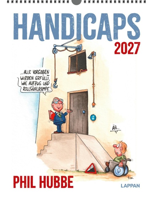 Handicaps 2027: Monatskalender für die Wand - Phil Hubbe