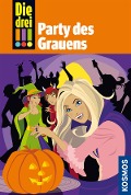 Cover-Bild zum Titel 'Die drei !!!, 32, Party des Grauens (drei Ausrufezeichen)' von 'Maja von Vogel'