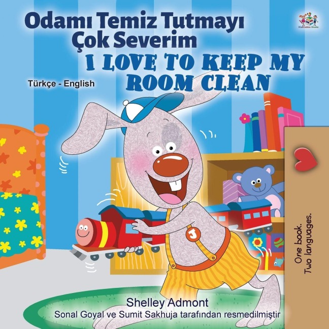 I Love to Keep My Room Clean (Turkish English Bilingual Book for Kids) - Shelley Admont, Kidkiddos Books